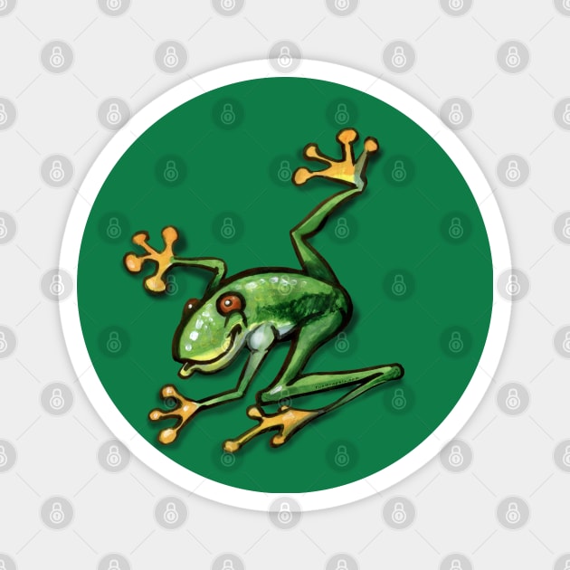 Bull Frogs Magnet by Kevin Middleton